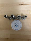 Taylor Nut Stud Set (2 long, 2 short), Stainless - Part # 034382 & 034383