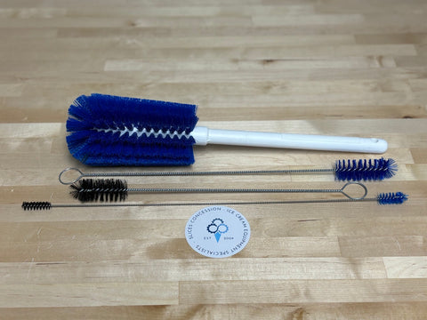 Photo of 4 brushes for soft serve machine