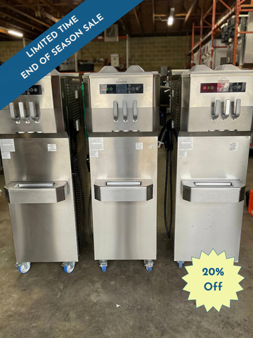 Soft Serve Bundle: THREE 2019 Carpigiani XVL 3 US P | 3 phase Air Cooled | Soft Serve Ice Cream Frozen Yogurt Machine